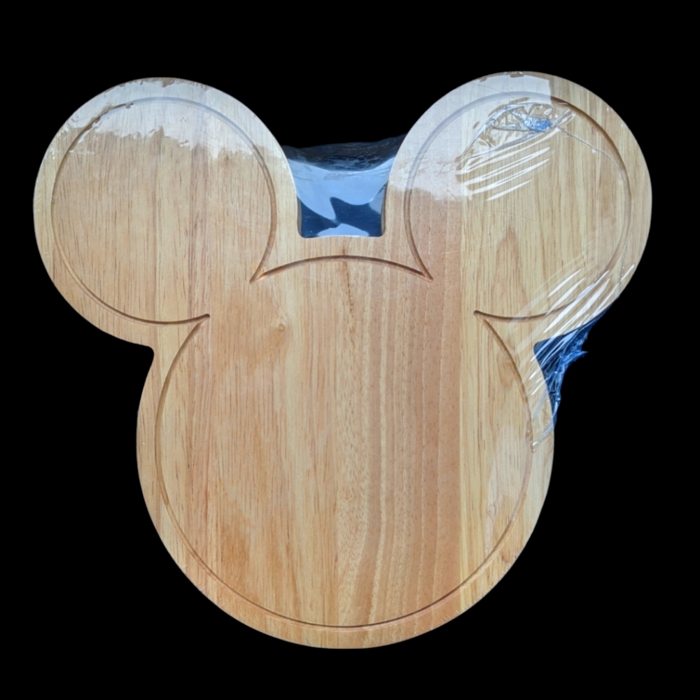 NEW Disney Mickey Mouse Cheese Board and Tools Set with pull-out drawer